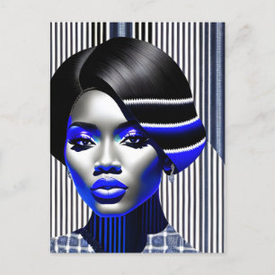 Postal Mujer surrealista