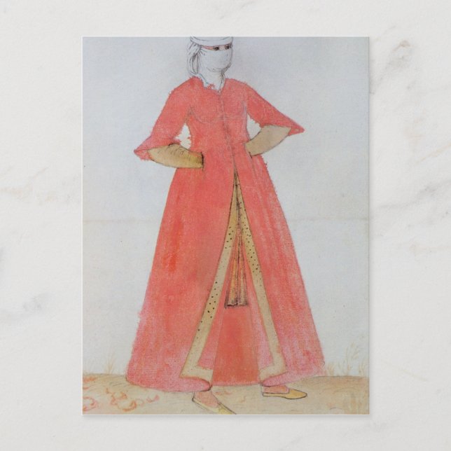 Postal Mujer turca (Anverso)