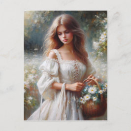 Postal Mujer victoriana