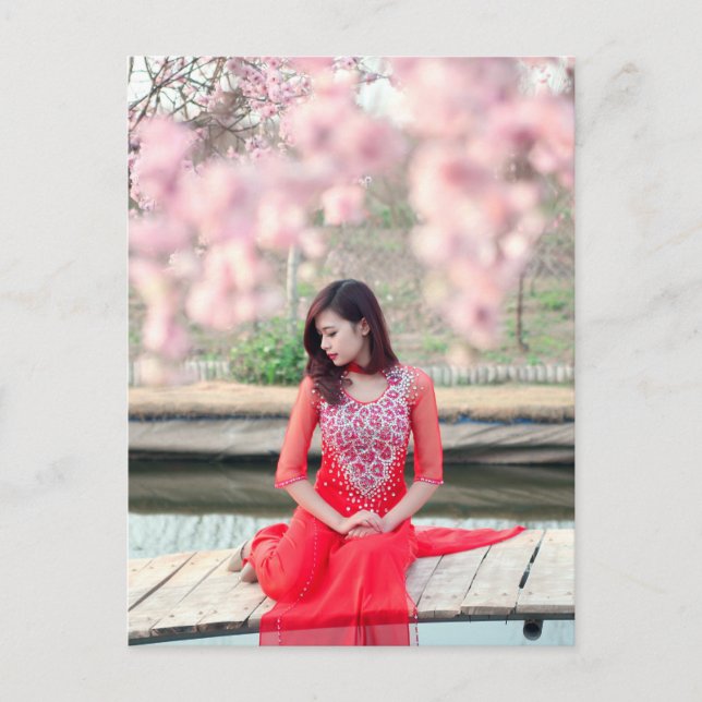 Postal Mujer vietnamita (Anverso)