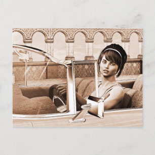 Postal Mujer Vintage