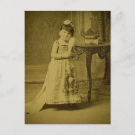 Postal Mujer virgen circo freak