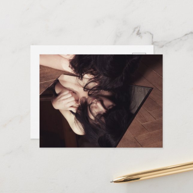 Postal Mujer y espejo (Anverso/Reverso In Situ)