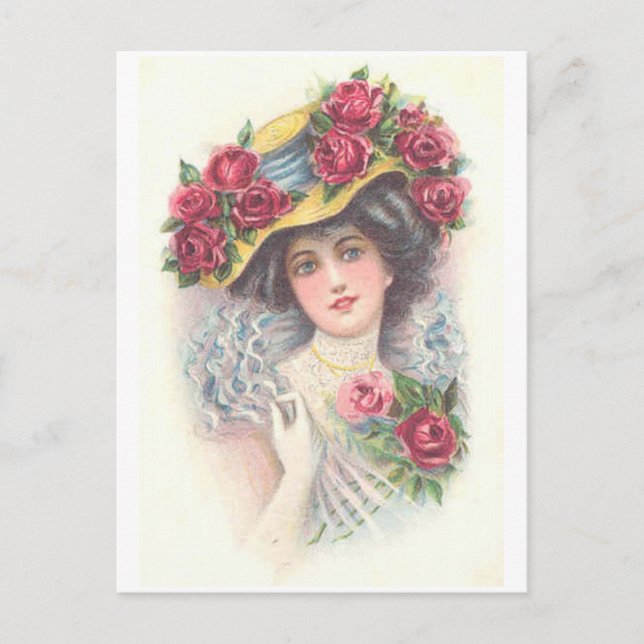 Postal Mujeres Antiguas y Vintage de moda (14) (Anverso)