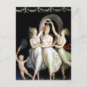 Postal Mujeres bailarinas