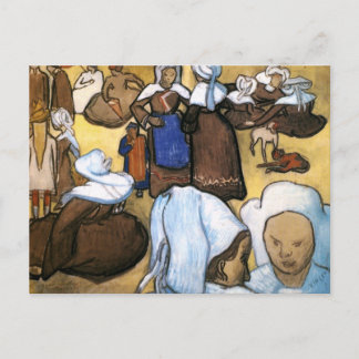 Postal Mujeres bretonas, Vincent van Gogh