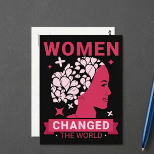 Postal Mujeres Cambiaron El Mundo Feminista