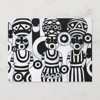 Postal ¡Mujeres con los Calabashes por Emeka!