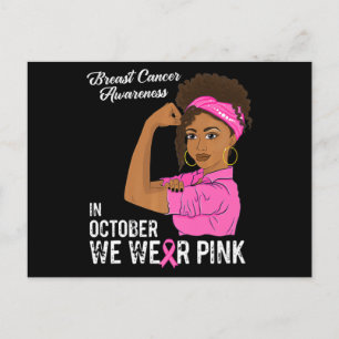 Postal Mujeres Concienciación Sobre El Cáncer De Mama En 