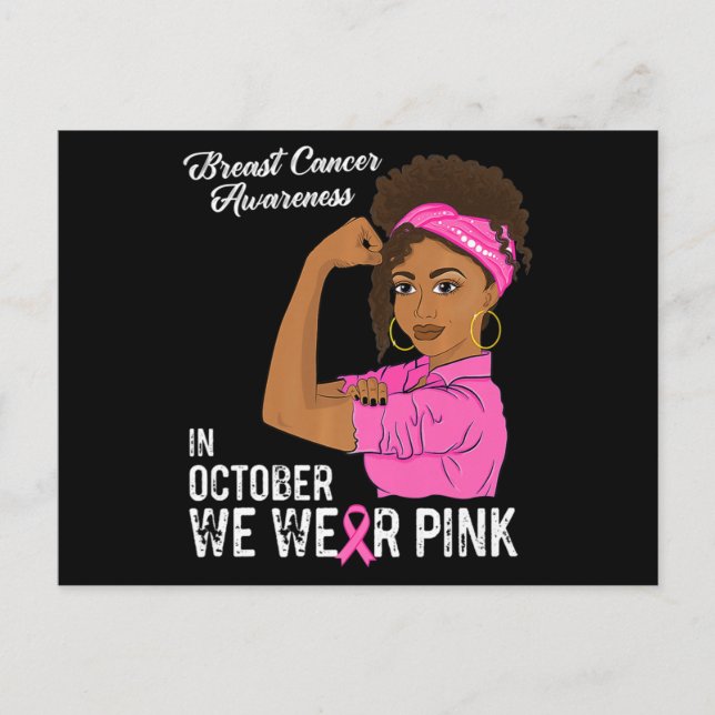 Postal Mujeres Concienciación Sobre El Cáncer De Mama En  (Anverso)