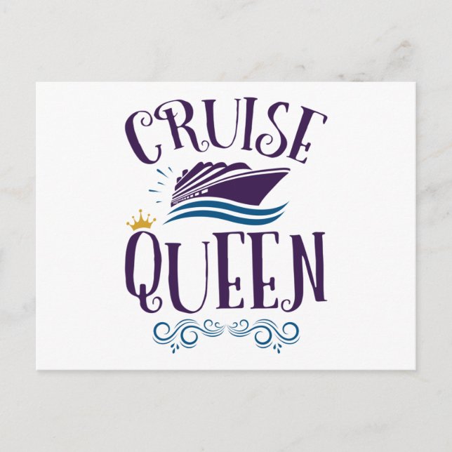 Postal Mujeres de crucero de crucero de tipo Queen Cuisin (Anverso)