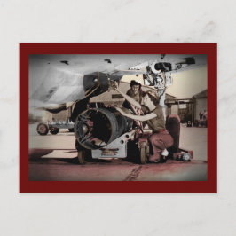 Postal Mujeres de la Segunda Guerra Mundial trabajando en