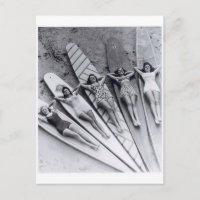 Mujeres de surf vintage Muchas playas Australia Po
