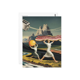 Postal Mujeres de Surreal Breakfast