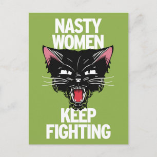 Postal Mujeres desagradables siguen luchando con la posta