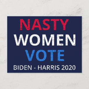 Postal Mujeres desagradables votan I