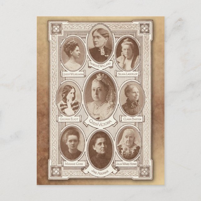 Postal Mujeres eminentes (Anverso)