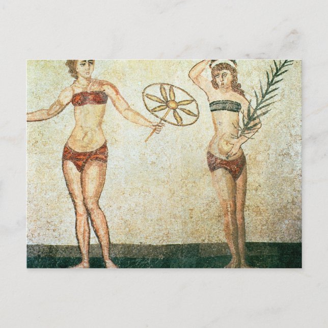 Postal Mujeres en 'bikinis' (Anverso)
