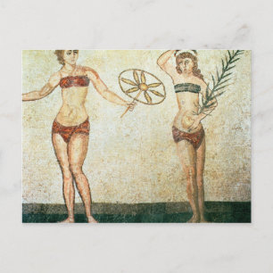 Postal Mujeres en 'bikinis'
