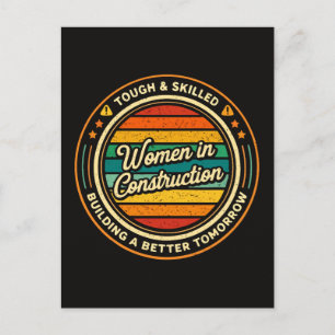 Postal Mujeres En Construcción Duras Y Hábiles