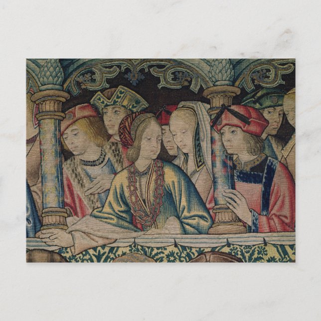 Postal Mujeres en la corte de David (Anverso)