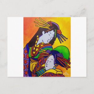 Postal Mujeres japonesas 5 por Piliero