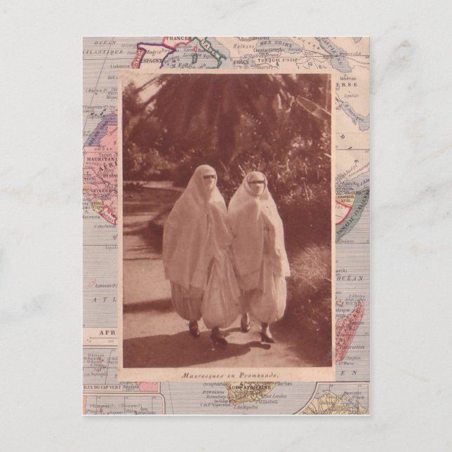Postal Mujeres musulmanas, 1910 (Anverso)