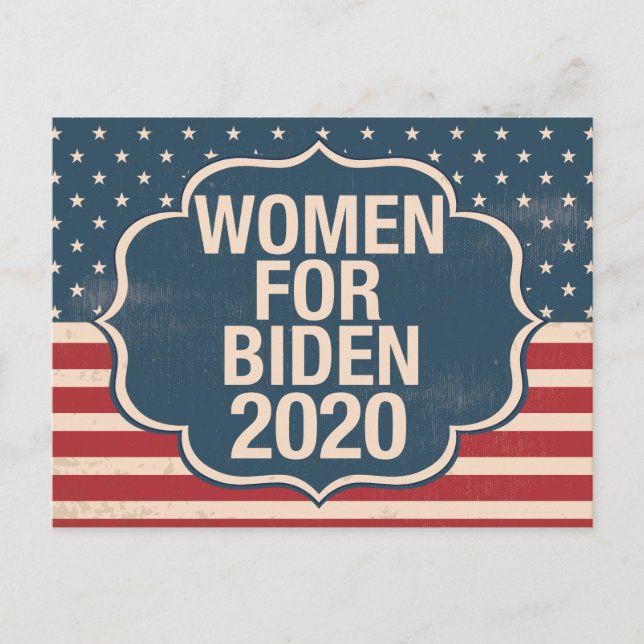 Postal Mujeres para Biden 2020 (Anverso)