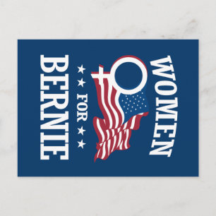 POSTAL MUJERES POR BERNIE SANDERS