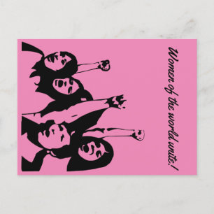Postal Mujeres unidos
