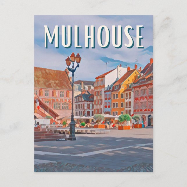 Postal Mulhouse Photo Vintage  (Anverso)