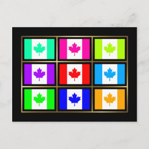 Postal multihue de Canadá