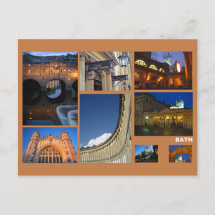 Postal Multiimagen de baño