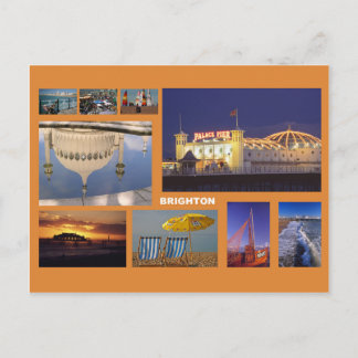 Postal Multiimagen de Brighton