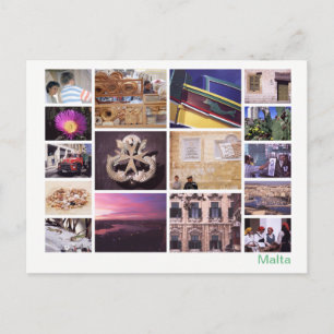 Postal Multiimagen de Malta 2