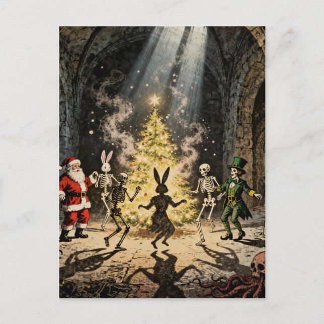 Postal Multiple Holidays Spooky Party (Anverso)