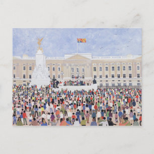 Postal Multitud alrededor del Palacio de 1995