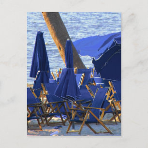 Postal Multitud de playa por Leslie Peppers