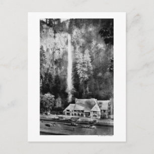 Postal Multnomah Falls and Lodge Photography