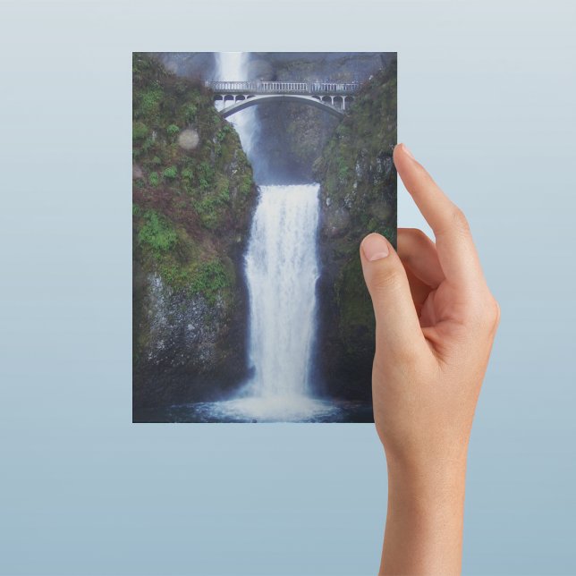 Postal Multnomah Falls Postcard (Subido por el creador)