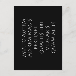 Postal Multo autem y rem magis pertinente qualliet tibi