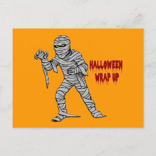 Postal Mummy Halloween Wrup