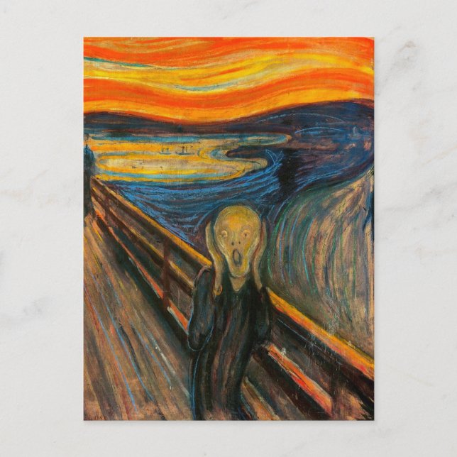 Postal Munch The Scream Postcard (Anverso)