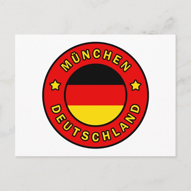 Postal München Deutschland (Anverso)