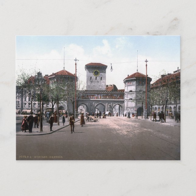 Postal München Isartor (Anverso)