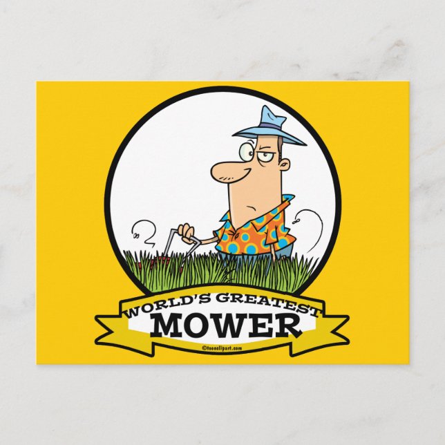 POSTAL MUNDIAL MÁS GRANDES HOMBRES DE LA LUNA LAWN PERSON (Anverso)