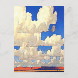 Postal “Mundo de Nubes” de Maynard Dixon