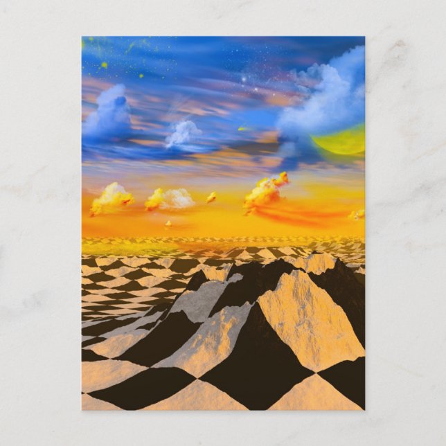 Postal Mundo del ajedrez (Anverso)