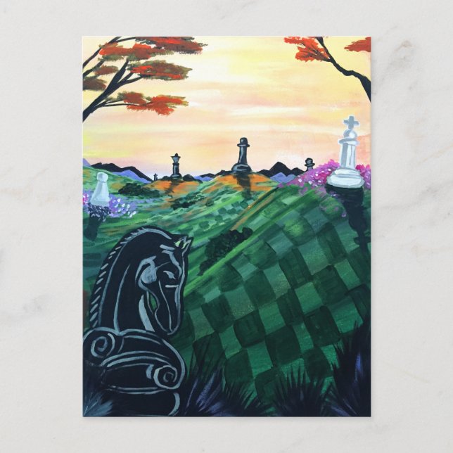 Postal Mundo Del Ajedrez (Anverso)