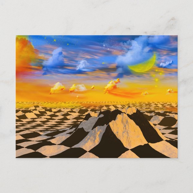 Postal Mundo del ajedrez (Anverso)